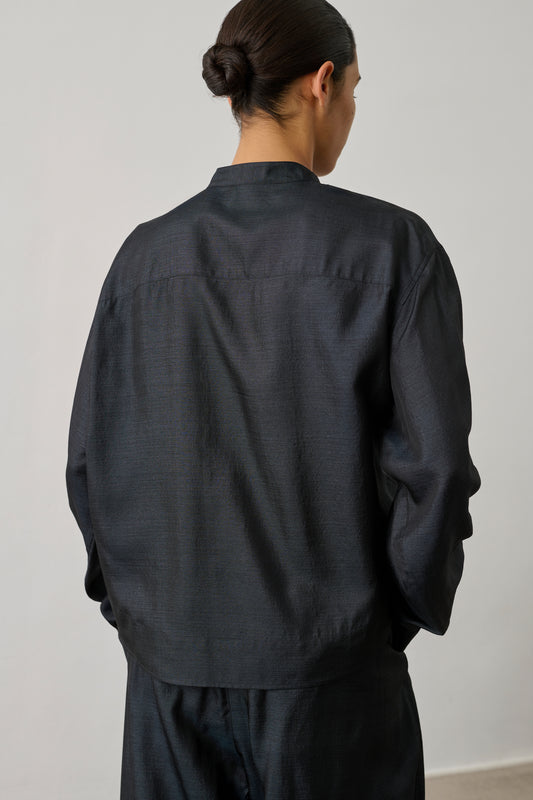 Blouse Hampton - Noir - Soie - Femme