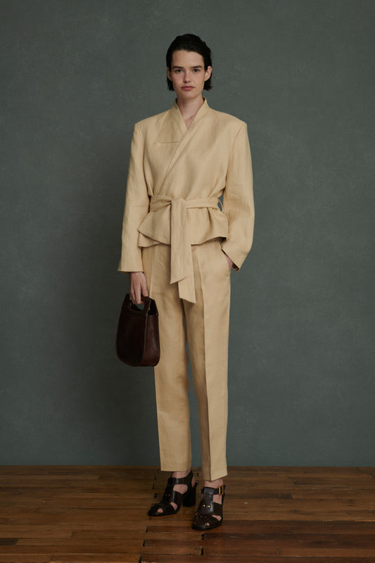 Pantalon Adele - Vanille - Lin - Femme