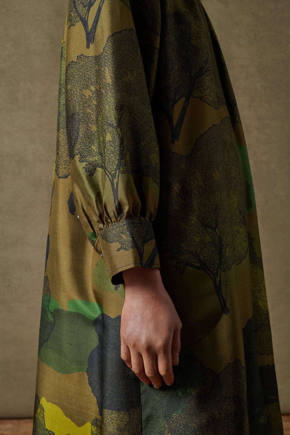 ROBE SAVANE VERTE vue 5