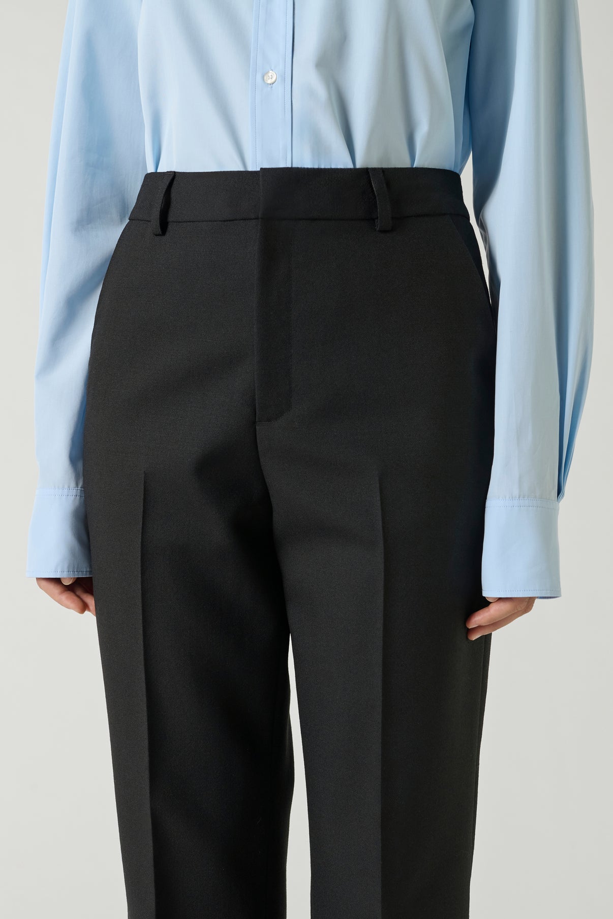 Pantalon Gabriel - Noir - Laine - Femme vue 5