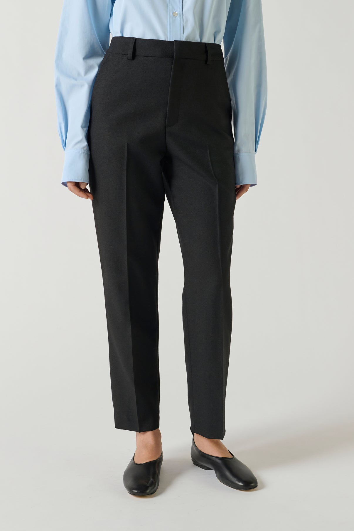 Pantalon Gabriel - Noir - Laine - Femme vue 3