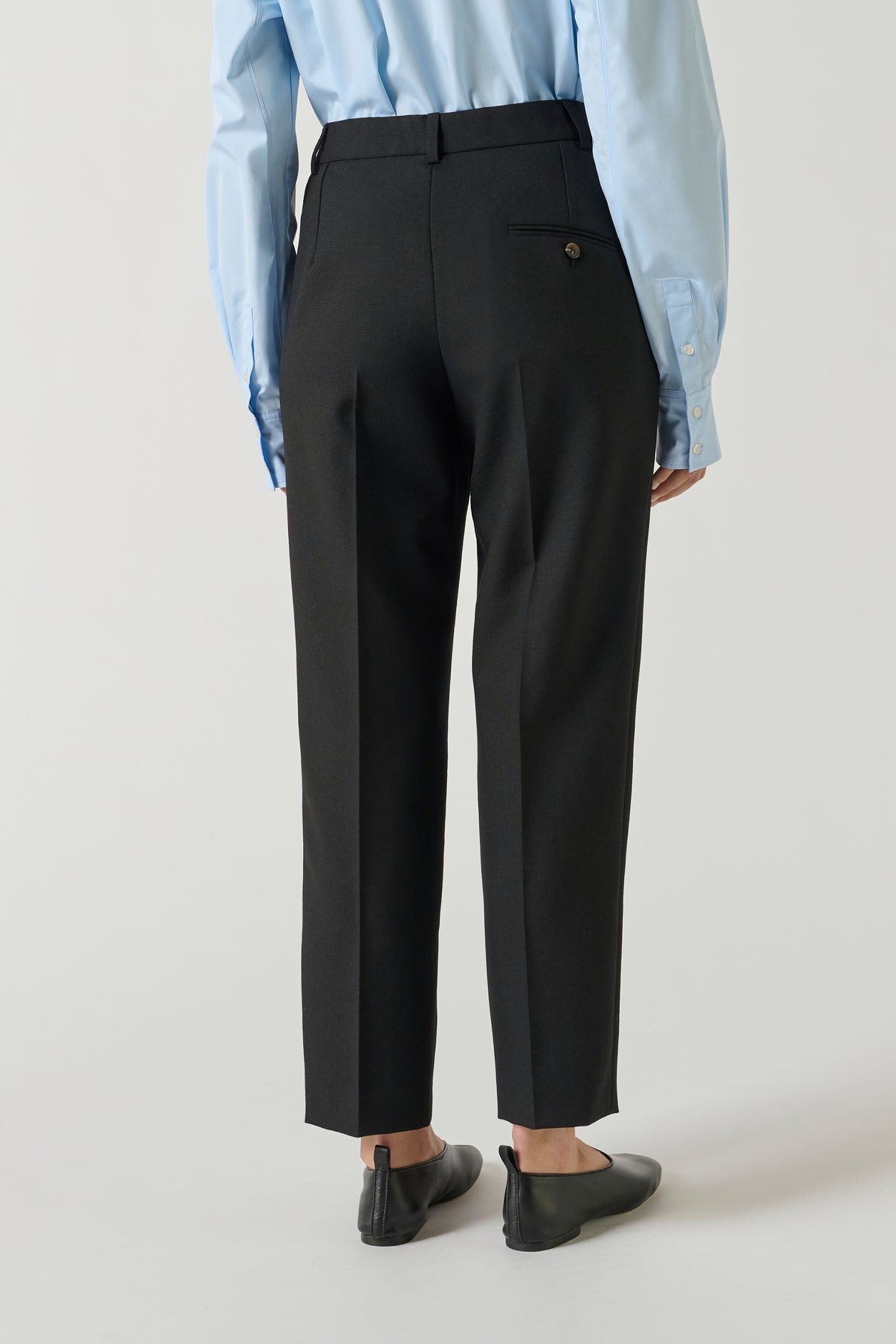 Pantalon Gabriel - Noir - Laine - Femme vue 4