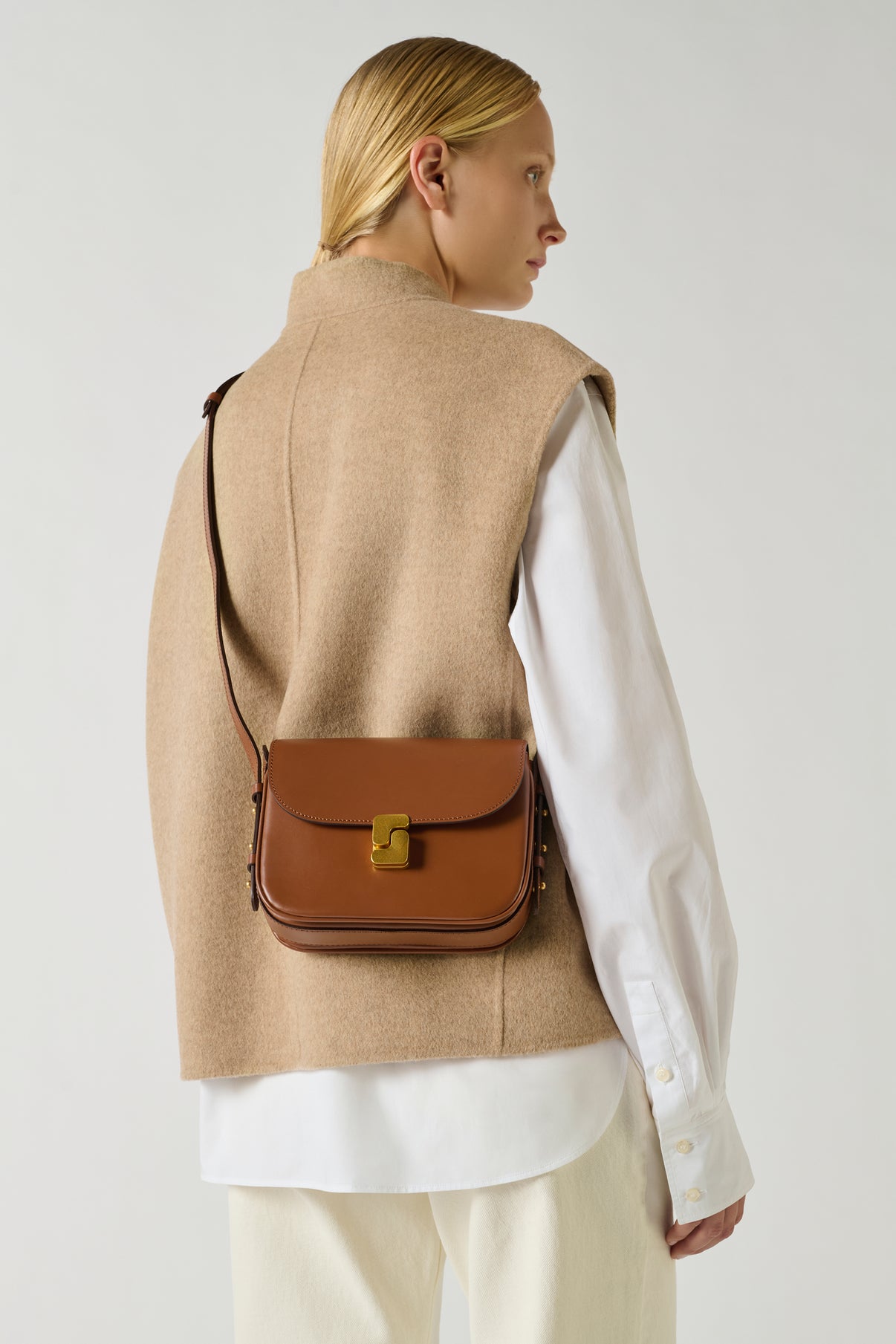 Sac Bellissima Mini - Noisette - Cuir - Femme vue 2