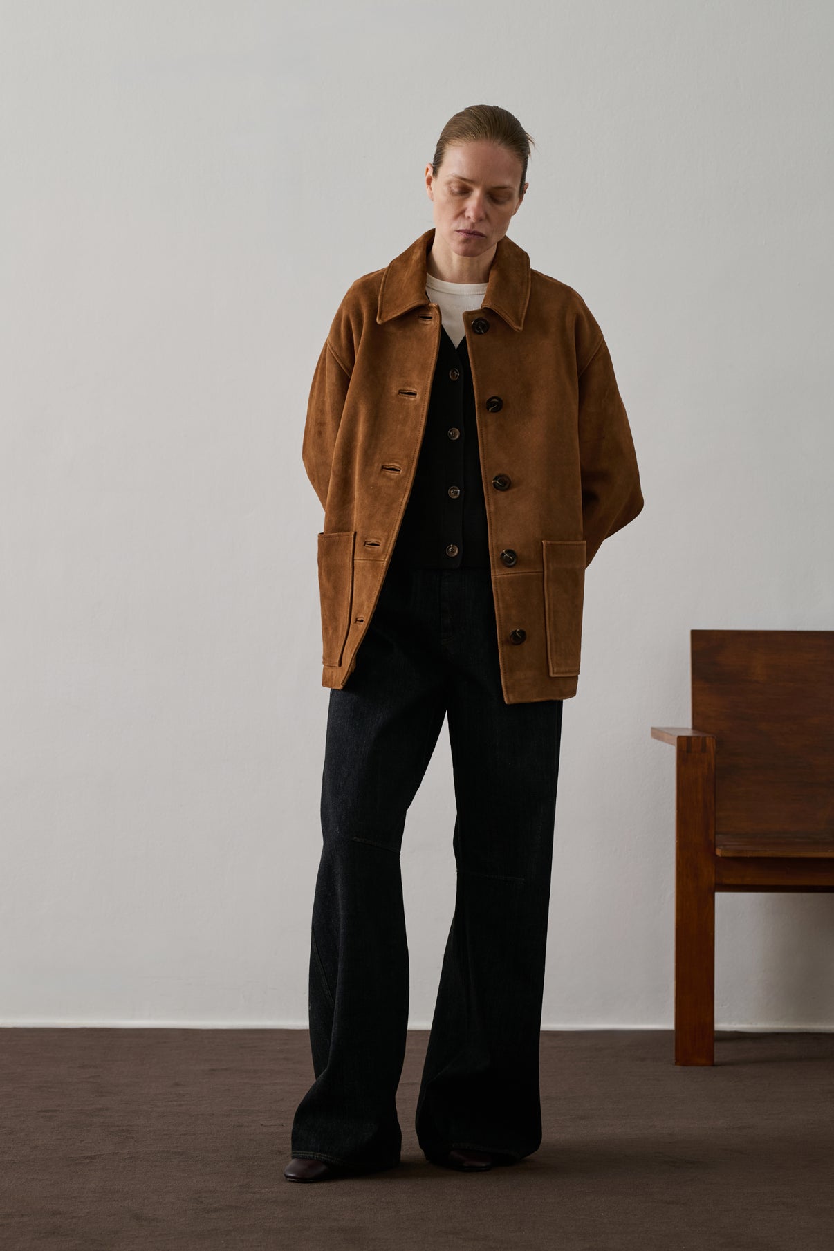 Veste Vincenzo - Naturel - Cuir - Femme vue 1