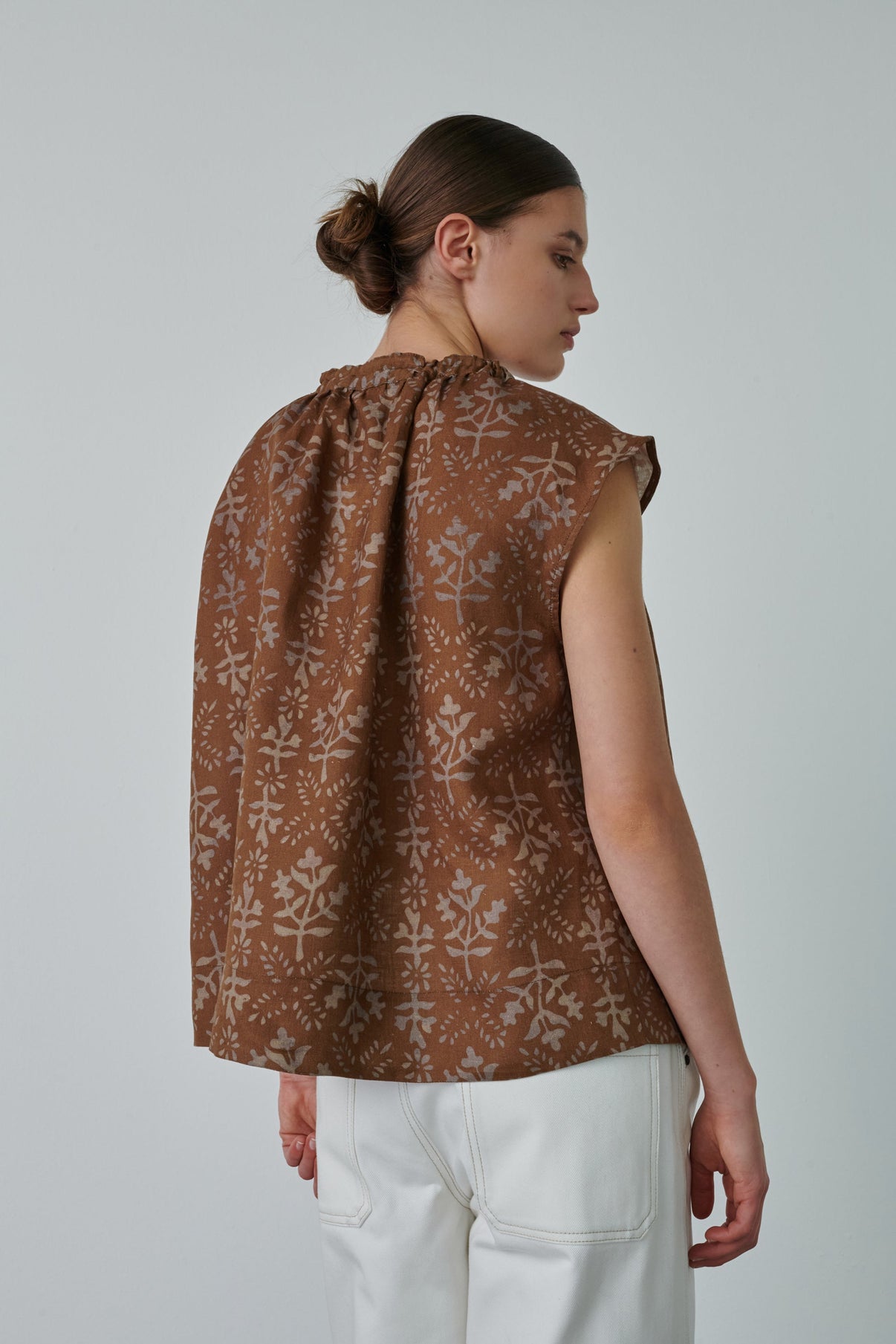 CHEMISE TANGER MARRON vue 2