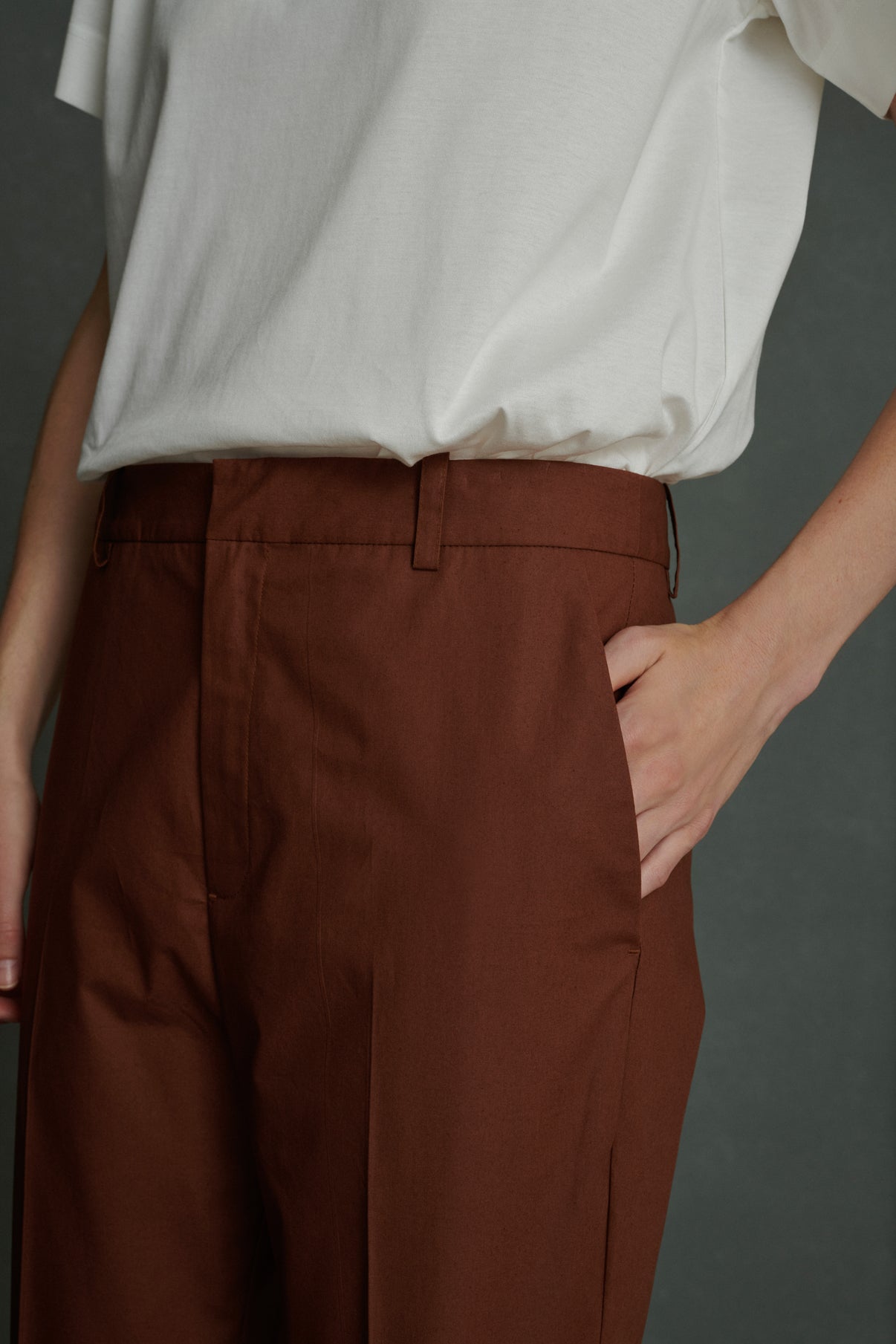 Pantalon Adele - Terre Battue - Coton - Femme vue 4